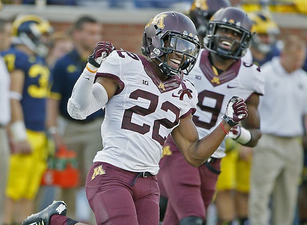 Cornerback Craig James (22), a former Gophers recruit who transferred to Southern Illinois, has earned a roster spot as a tryout player with the Vikin