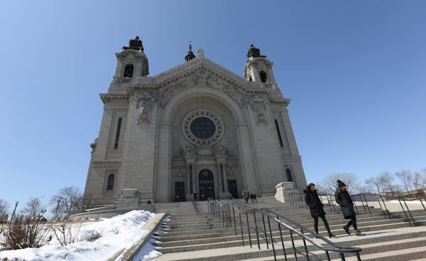 St. Paul Cathedral on Easter. The bankruptcy of the Archdiocese of St. Paul and Minneapolis remains mired in litigation, allong with payments to clerg