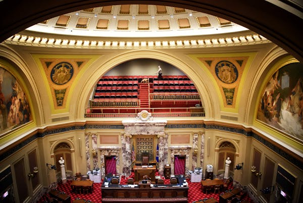 The Minnesota Senate chamber is shown in this 2017 file photo. On Tuesday, GOP senators released their tax cut proposal. GLEN STUBBE ï glen.stubbe@st