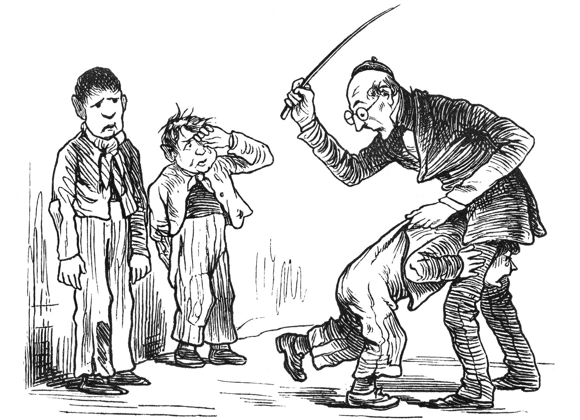 When I was a kid, corporal punishment wasn't an 'issue,' but...