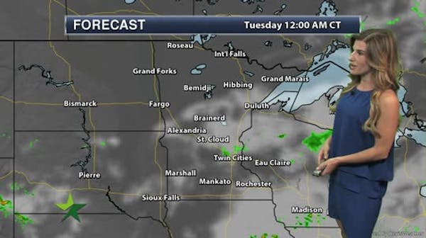 Evening forecast: Showers, then clearing