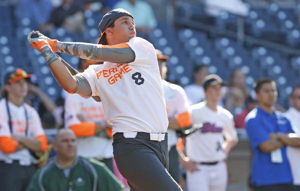 Alex Kirilloff’s big lefthanded swing was on display at a high school all-star game in 2015.
