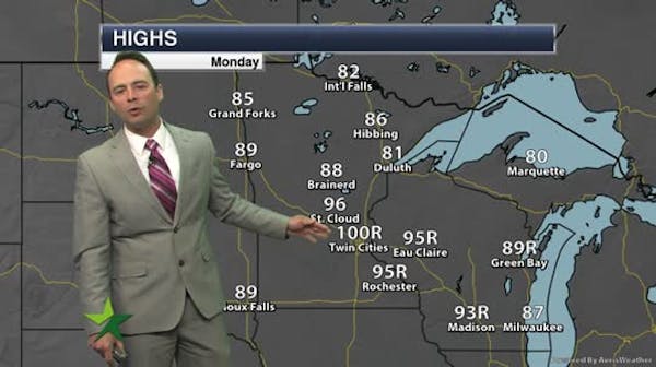 Forecast: Another steamy May day