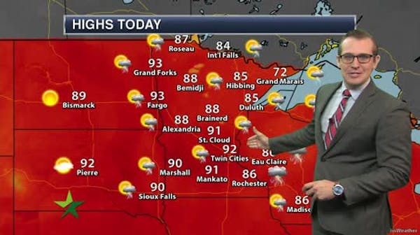 Evening forecast: Low of 70; clear and mild ahead of hot weekend