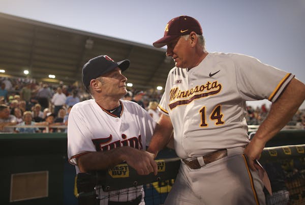 During his first spring training as Twins manager in 2015, Paul Molitor held an exhibition against John Anderson and the Gophers baseball team in Fort