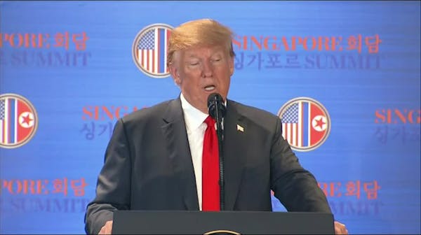 Trump announces end to S. Korea war games