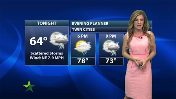 Evening forecast: Cloudy and cooling