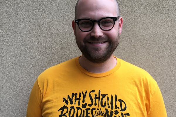 Justin Levy of Minneapolis said a self-critique turned into an effort to challenge people to “love their own bodies as they are.”