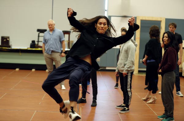 Choreographer Maija Garcia worked with dancers during a rehearsal of the Guthrie’s “West Side Story.”