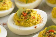 Deviled eggs are a longtime party favorite.