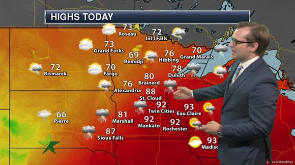 Evening forecast: Heat reamains, severe weather possible
