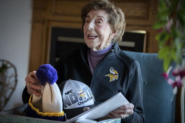The Vikings surprised Millie Wall by sending her some tickets to her first playoff game for her upcoming 100th birthday.
