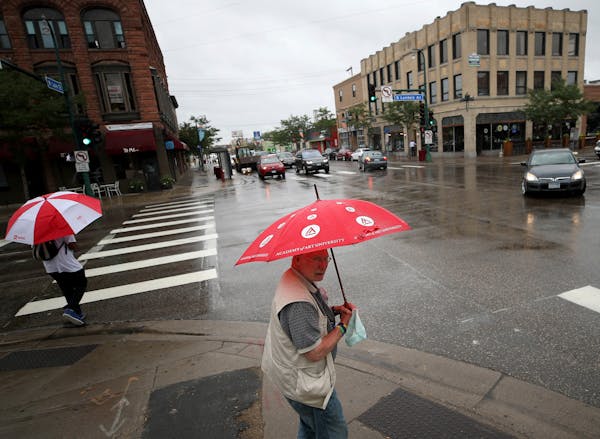 Where it crosses Lyndale Avenue S., Lake Street is an example of good density, with lively, walkable streets, a variety of housing, and plenty of oppo