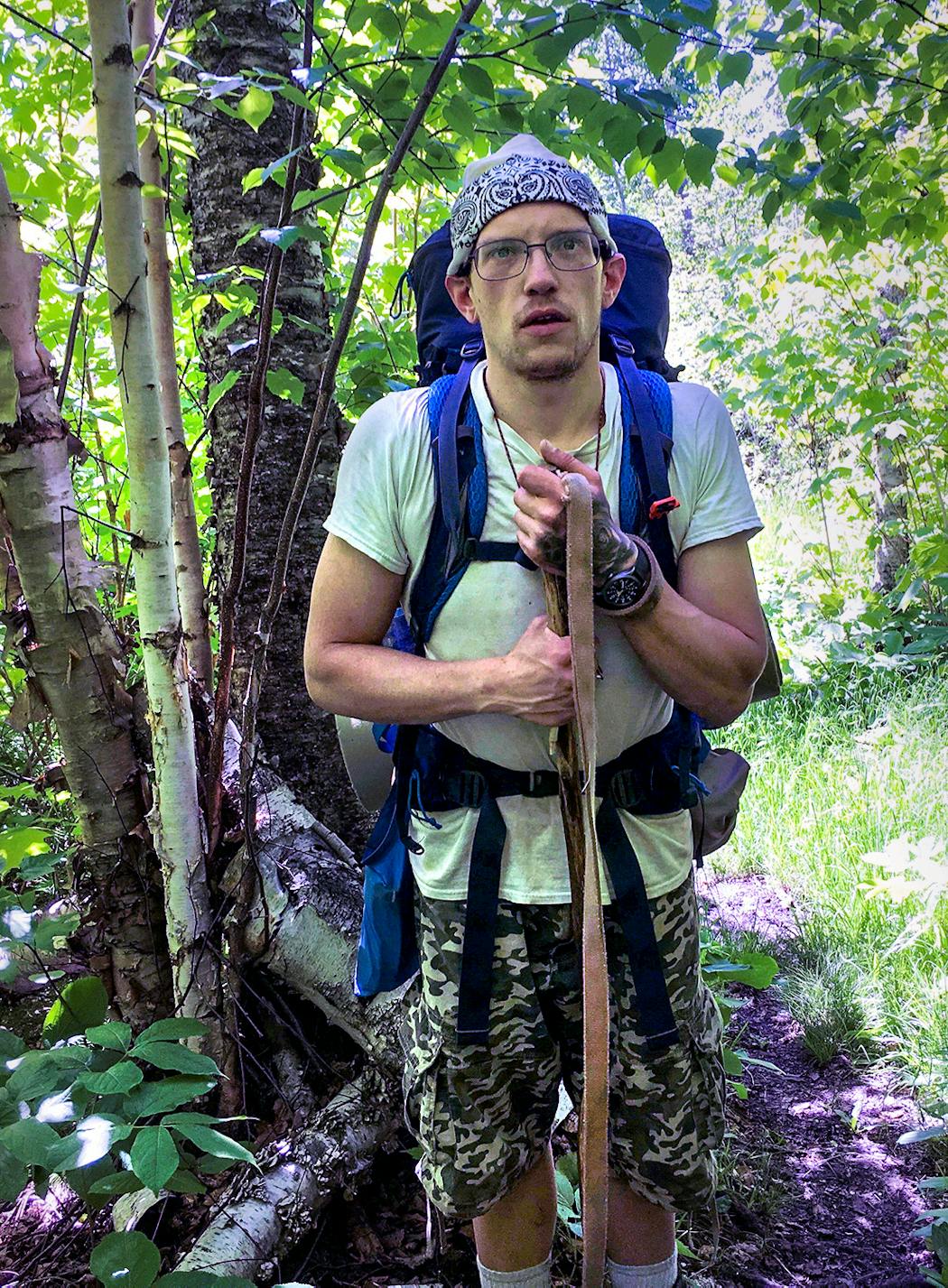 Derek Prescott of Andover, a recent University of Minnesota graduate, was new to the trail. 