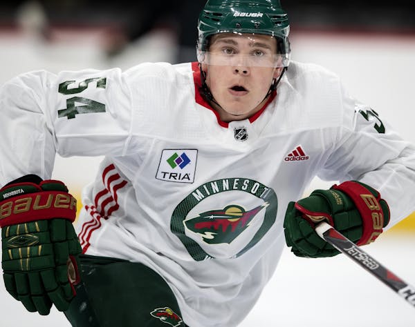 Former third-round draft pick Ivan Lodnia has grown, from hitting the ice the first time as a 1-year-old in California to taking part in the Wild’s 
