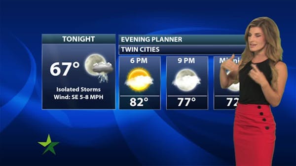 Evening forecast: Low of 68; clouds move in ahead of storms Thursday