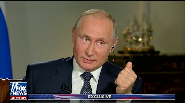 Putin again denies interference in U.S. election