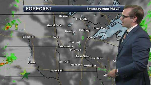 Evening forecast: Low of 63 and clear ahead of humid Sunday