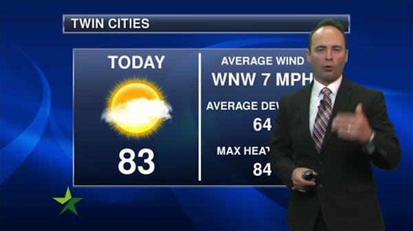 Morning forecast: Foggy start, humid, scattered shower, high of 82