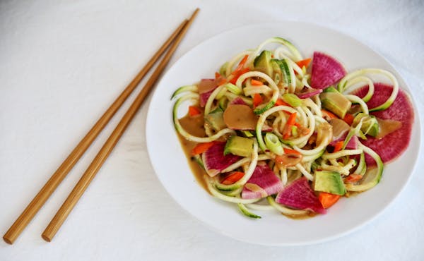 Chinese-Style Sesame Zoodles.