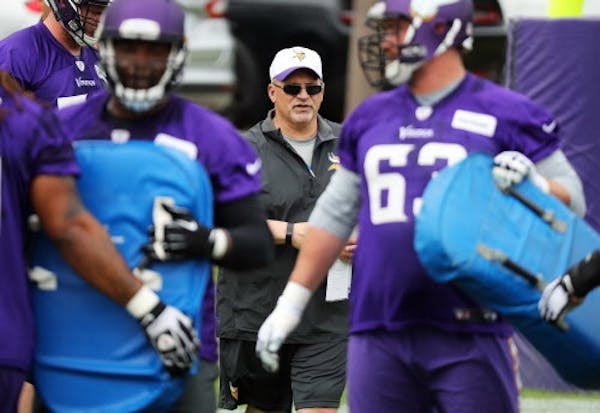 Vikings offensive line coach Tony Sparano died Sunday, July 22.