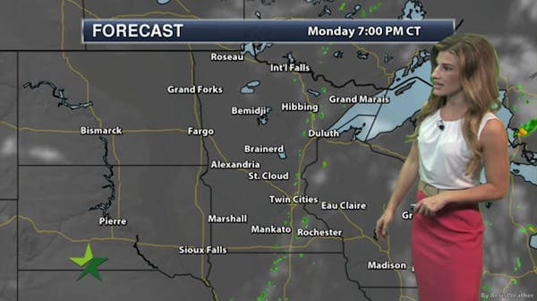 Evening forecast: Low to mid 60s as cold front arrives