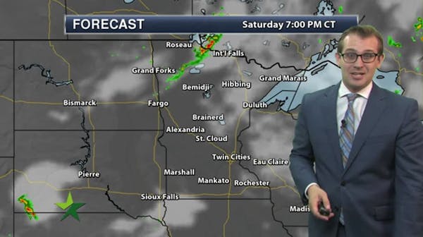 Evening forecast: Low of 68; humid with a storm possible