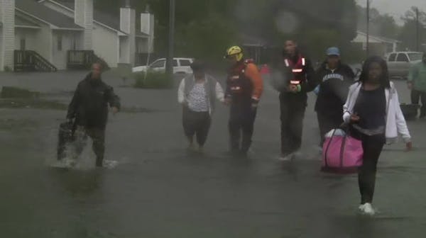 New Bern residents rescued as floodwaters rise