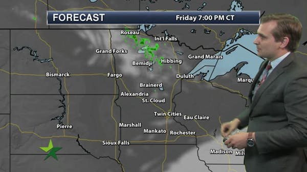 Evening forecast: Low of 55 and clear; mostly sunny Saturday ahead