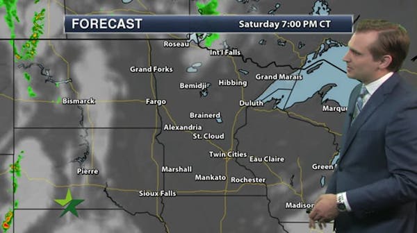 Evening forecast: Low of 52 with some clouds; pleasant Sunday