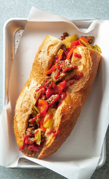 Italian Sausage and Pepper Sandwich