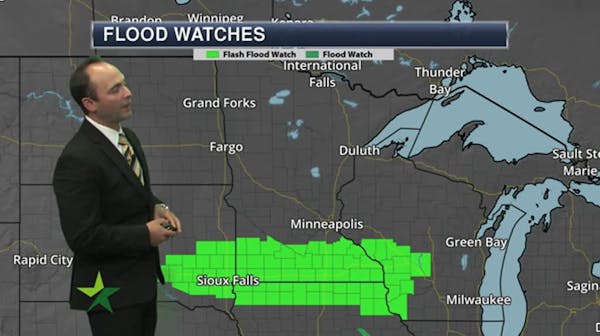 Afternoon forecast: Rain, T-storms; high 67