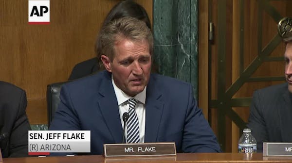 Sen. Jeff Flake: Delay floor vote on Kavanaugh for one week