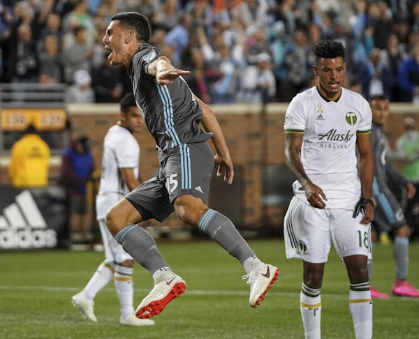 Loons defender Michael Boxall said he “blacked out” Saturday vs. the Timbers as he celebrated his first-half goal, which his fiancée predicted wo