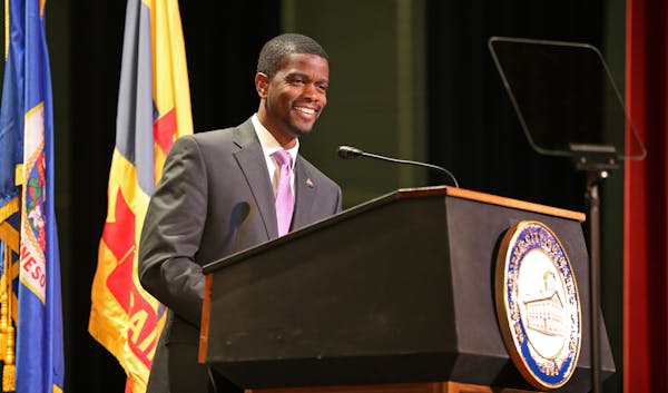 St. Paul Mayor Melvin Carter, shown at his State of the City address.