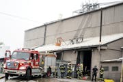 The Minneapolis Fire Department responded to an explosion and fire Wednesday at Metal-Matic in Minneapolis.