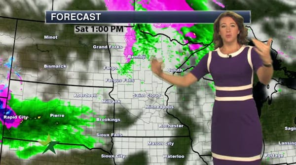 Morning forecast: Mostly cloudy, high 55