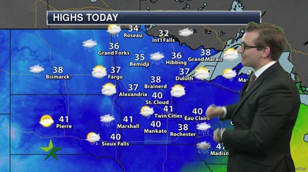 Morning forecast: Chilly breeze, high of 41