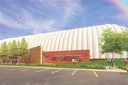 The 110-foot dome would have indoor turf space for soccer, golf, lacrosse and other sports.