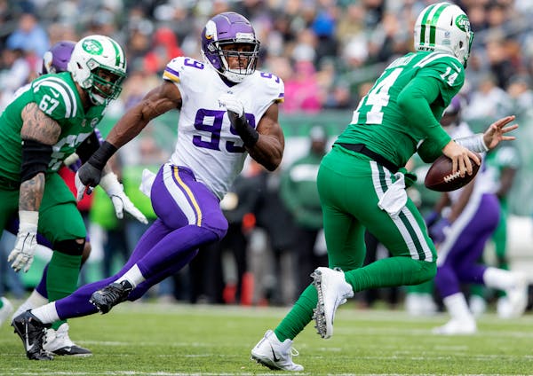 Defensive end Danielle Hunter and the rest of the Vikings defense have been improving in shutting down opposing offenses on third down.