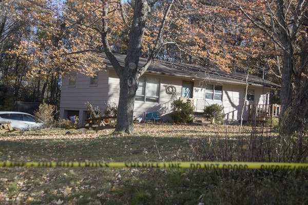 The home outside Barron, Wis., where 13-year-old Jayme Closs lived with her parents James, and Denise, pictured in October.