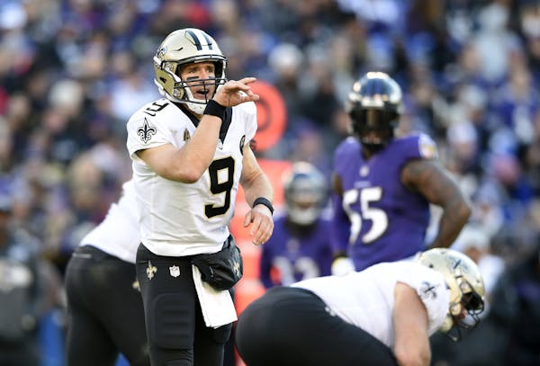 Drew Brees and the Saints squeaked out a victory in Baltimore on Sunday thanks to Baltimore kicker Justin Tucker missing a game-tying extra point.