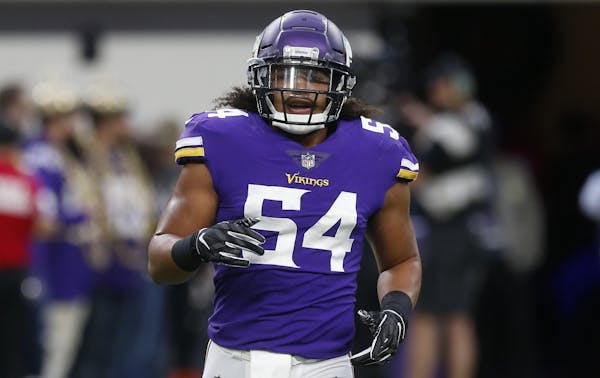 Vikings linebacker Eric Kendricks will take on more responsibility Sunday night against New Orleans because of the absence of injured teammate Anthony