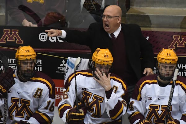 Bob Motzko is ready for his Gophers to get in high gear.