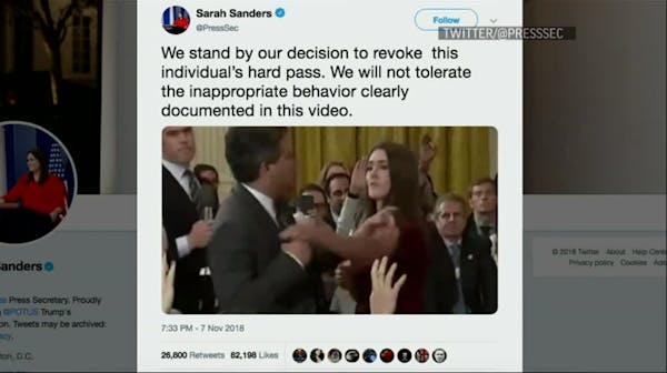 Expert: Sarah Sanders tweeted altered Acosta video