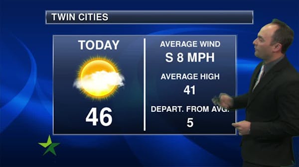 Morning forecast: Low 40s for a high, but PM rain or snow