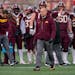 Gophers football coach P.J. Fleck moved sophomore tackle Sam Schlueter to tight end against Northwestern on Saturday. “It gives us the ability to ge