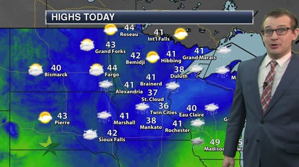 Forecast: Wintry mix, high of 37