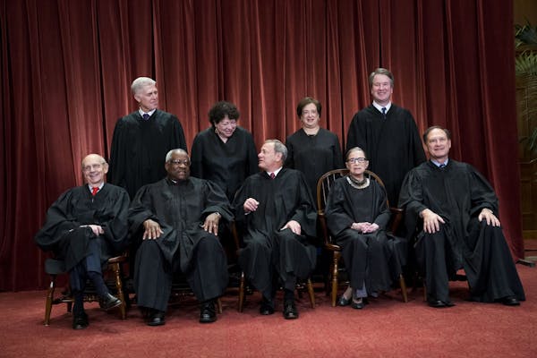 Class photo day: Supreme Court justices strike the pose