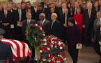 Public pays tribute to George H.W. Bush at Capitol